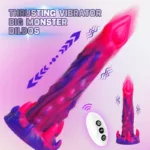 9 Inch Remote Control Fantasy Exotic Thrusting Vibrating Dildo - Image 4