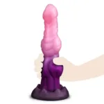 9.5 Inch Big Knotted Dragon Dildo Silicone Fantasy Exotic Sex Toy - Image 3