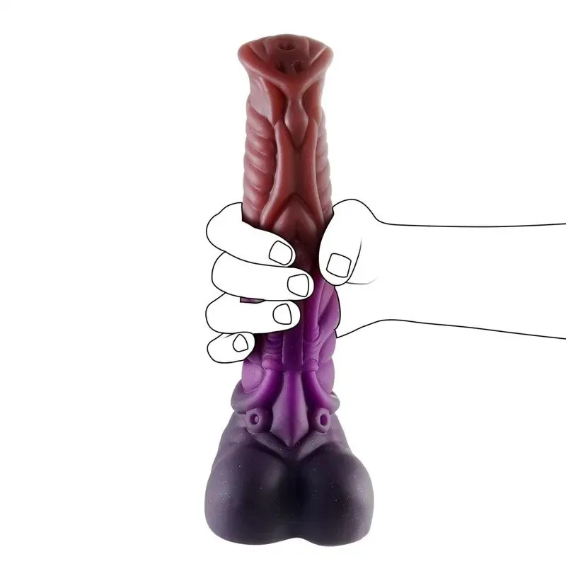 9.5 Inch Fat Fantasy Horse Cock Dildo Suction Cup Equine Sex Toy (10) 9.5 Inch Fat Fantasy Horse Cock Dildo Suction Cup Equine Sex Toy - Image 3