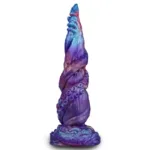 9.5 Inch Lifelike Tentacle Dildo Liqiud Silicone Novelty Butt Plug - Image 2