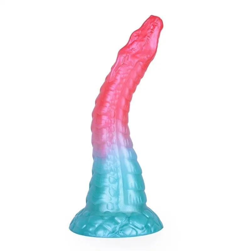 9.5 Inch Long Dragon Dildo Liquid Silicone Fantasy Adult Toy (12) 9.5 Inch Long Dragon Dildo Liquid Silicone Fantasy Adult Toy - Image 2