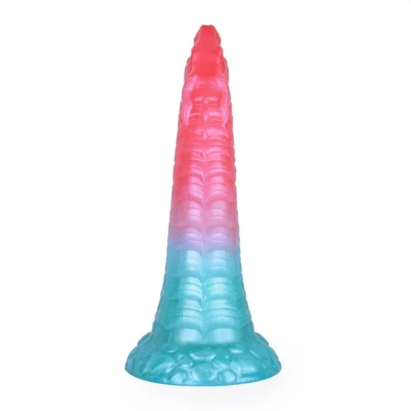 9.5 Inch Long Dragon Dildo Liquid Silicone Fantasy Adult Toy (15) 9.5 Inch Long Dragon Dildo Liquid Silicone Fantasy Adult Toy - Image 5
