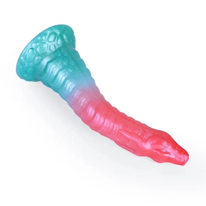 9.5 Inch Long Dragon Dildo Liquid Silicone Fantasy Adult Toy (17) 9.5 Inch Long Dragon Dildo Liquid Silicone Fantasy Adult Toy - Image 6