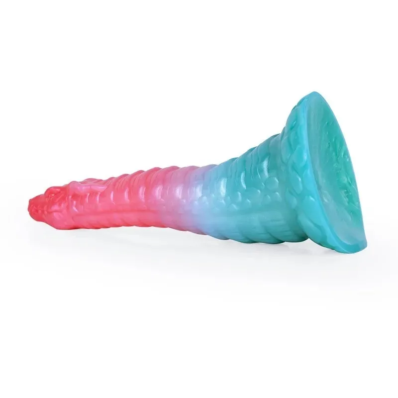 9.5 Inch Long Dragon Dildo Liquid Silicone Fantasy Adult Toy (18) 9.5 Inch Long Dragon Dildo Liquid Silicone Fantasy Adult Toy - Image 7