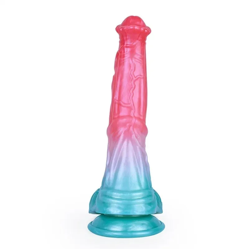 9.5 Inch Long Soft Horse Penis Dildo Fantasy Sex Toy (12) 9.5 Inch Long Soft Horse Penis Dildo Fantasy Sex Toy - Image 3