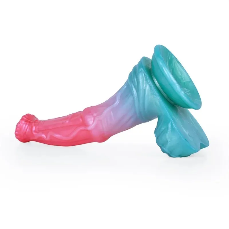 9.5 Inch Long Soft Horse Penis Dildo Fantasy Sex Toy (15) 9.5 Inch Long Soft Horse Penis Dildo Fantasy Sex Toy - Image 5