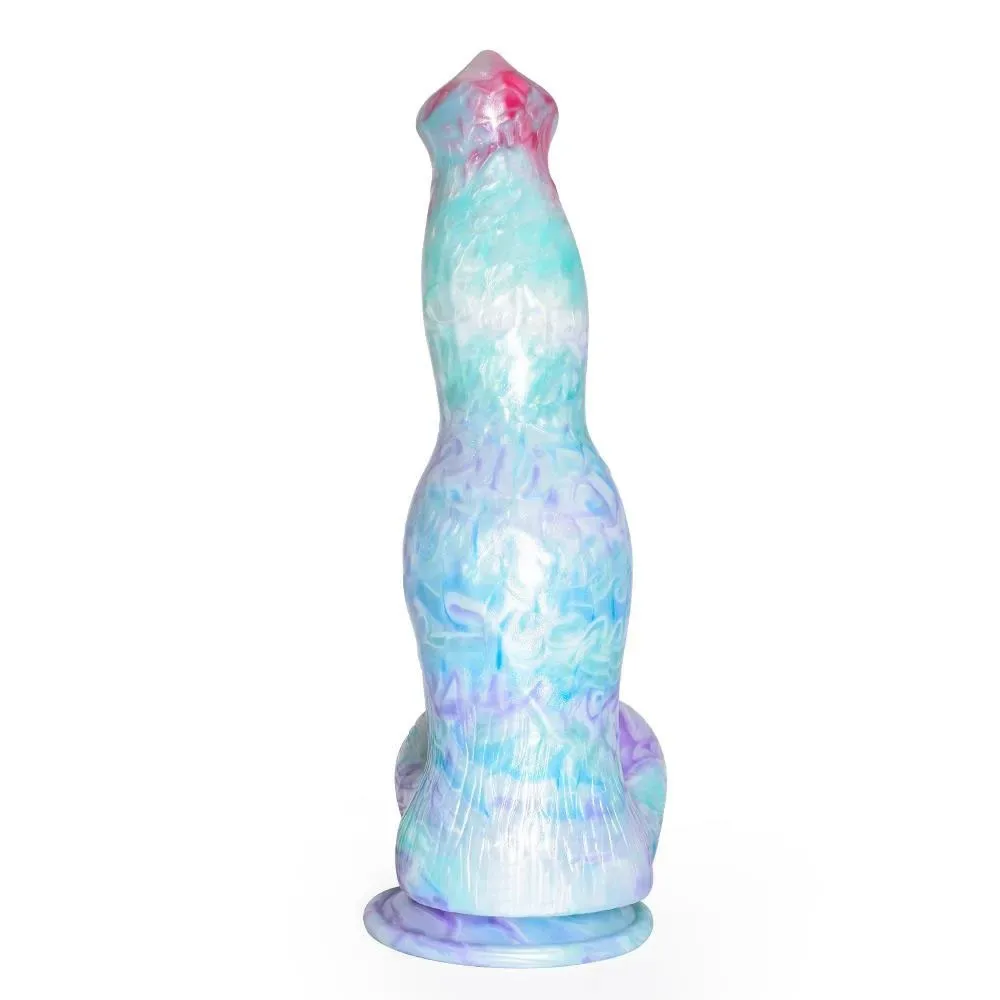 Big Realistic Dog Cock Dildo with Balls (1) 10.5 IN Large Fantasy Dog Penis Dildo with Balls - Image 3