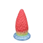6/8/9.5 Inch Big Strawberry Butt Plug Silicone Anal Toys - Image 6