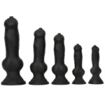 7/7.5/9.5/10/13 Inch Black Knotted Dog Dildo Big Animal Penis - Image 2