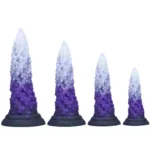 6.5/8/9/10 Inch Colors Tentacle Silicone Dildo Anal Toy - Image 2