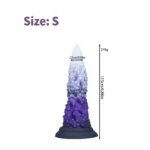 6.5/8/9/10 Inch Colors Tentacle Silicone Dildo Anal Toy - Image 3