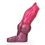 6.1/7 IN Dog Penile Sheath Soft Silicone Knotted Animal Cock Sleeve