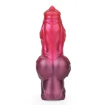 6.1/7 IN Dog Penile Sheath Soft Silicone Knotted Animal Cock Sleeve - Image 6