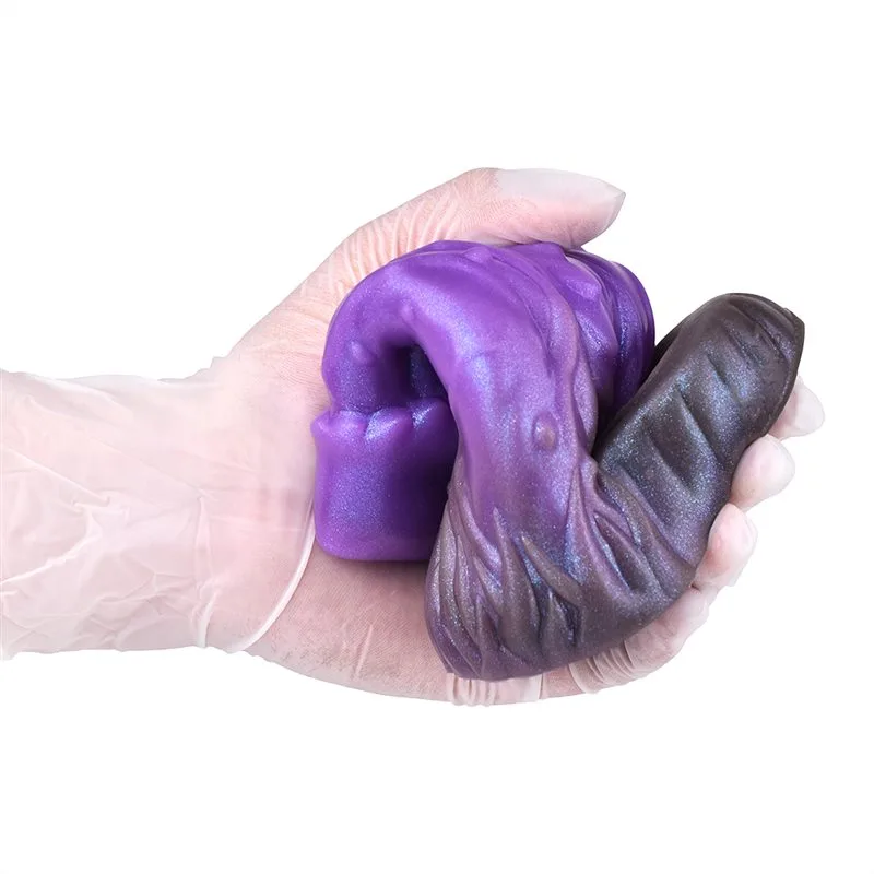 DRAGON COCK SLEEVE (34) 5.7 IN Open Headed Dragon Cock Sleeve with 3 Build-In Skeleton - Image 9