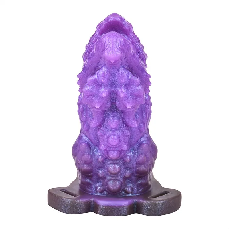 DRAGON SLEEVE (29) 5.5 Inch Strap On Dragon Cock Sleeve Soft Silicone Penis Sheath - Image 5