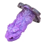 5.5 Inch Strap On Dragon Cock Sleeve Soft Silicone Penis Sheath - Image 6