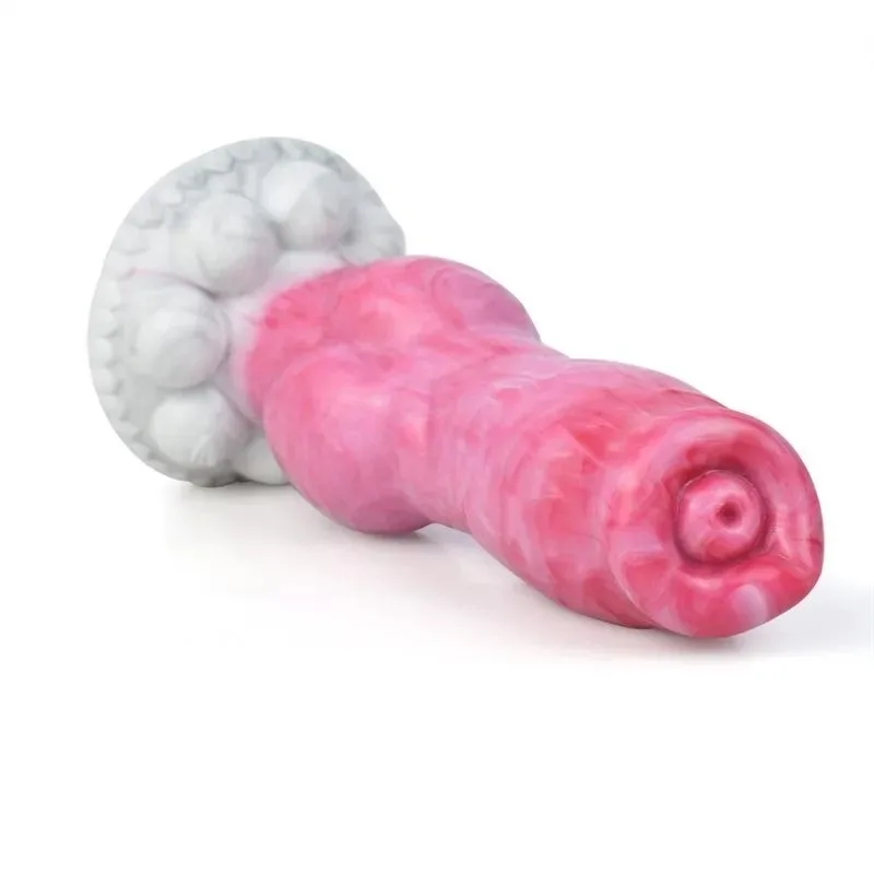 Dog Dildo Silicone Wolf Penis (5) 8 IN Big Knotted Silicone Dog Wolf Dildo Sex Toy - Image 6