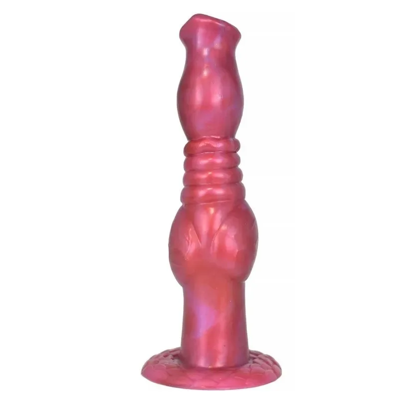 Double Knot Dildo (1) 8 IN Knotting Dildo Liquid Silicone Exotic Sex Toy - Image 3