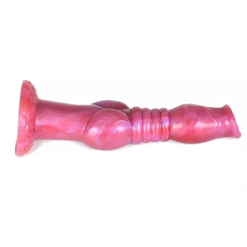 Double Knot Dildo (2) 8 IN Knotting Dildo Liquid Silicone Exotic Sex Toy - Image 5