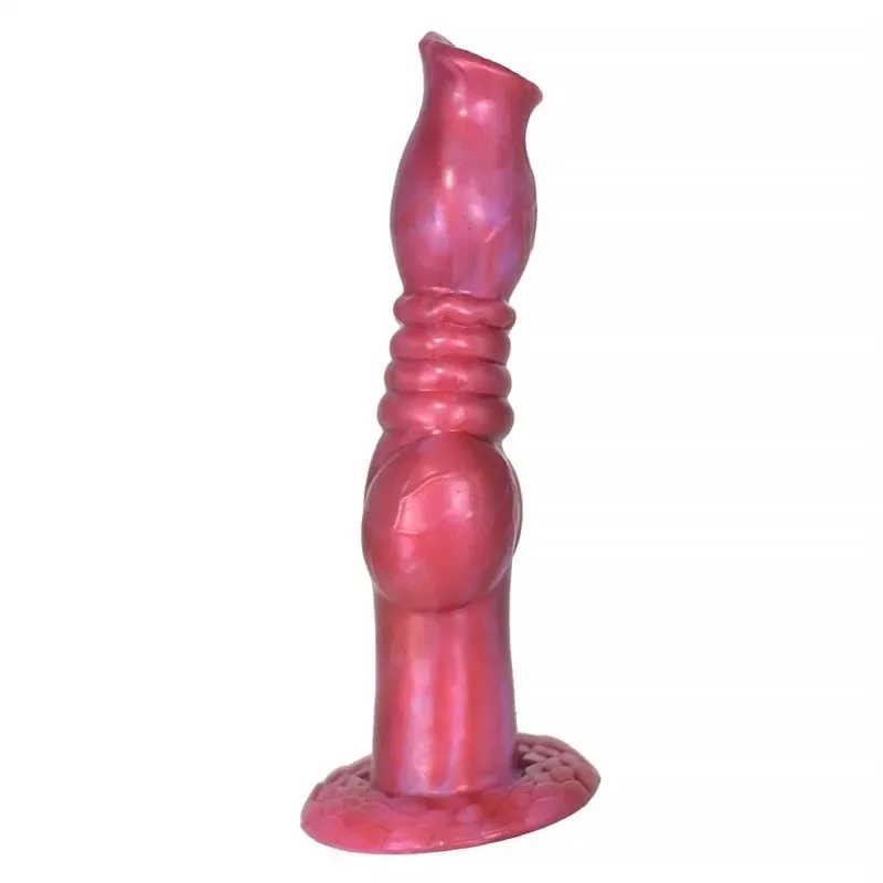 Double Knot Dildo (4) 8 IN Knotting Dildo Liquid Silicone Exotic Sex Toy - Image 2