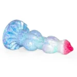9 IN Fantasy Dildo With Two Knots Silicone Animal Dog Penis - Image 4