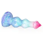 10 IN Double Knots Dildo Silicone Adult Fantasy Toy - Image 4