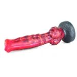 9.5 IN Ribbed Knot Dildo Fantasy Themed Sex Toy - Image 5