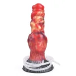 7.5 Inch Ejaculating Dog Dildo Big Knot Squirting Werewolf Penis - Image 4