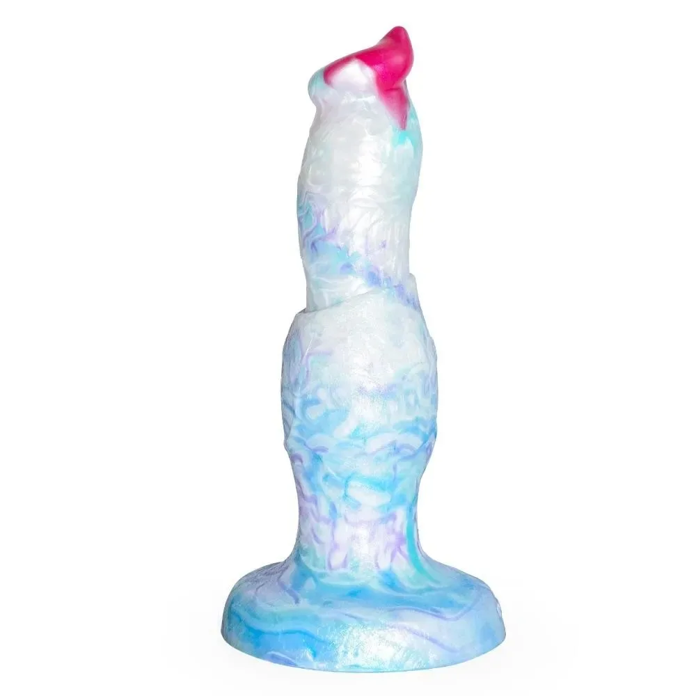 Fantasy Animal Dog Penis Dildo (1) 10 IN Silicone Fantasy Knot Animal Dog Penis Dildo - Image 2