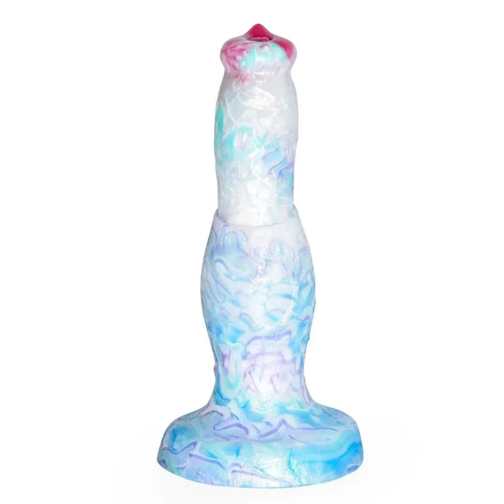 Fantasy Animal Dog Penis Dildo (3) 10 IN Silicone Fantasy Knot Animal Dog Penis Dildo - Image 3