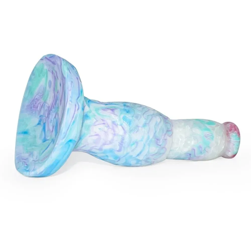 Fantasy Animal Dog Penis Dildo (4) 10 IN Silicone Fantasy Knot Animal Dog Penis Dildo - Image 5
