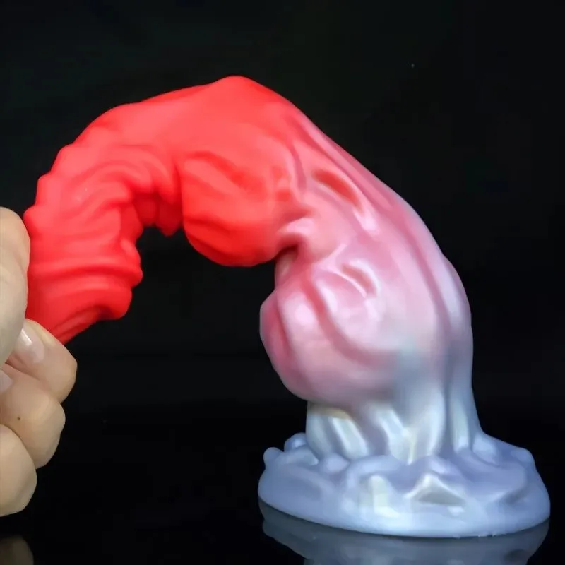 Fantasy Dragon Knot Dildo Premium Silicone Alien Sex Toy (10) 9.5 Inch Fantasy Dragon Knot Dildo Premium Silicone Alien Sex Toy - Image 4