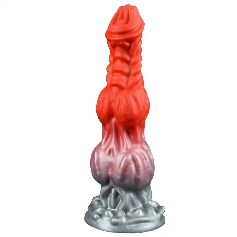 Fantasy Dragon Knot Dildo Premium Silicone Alien Sex Toy (13) 9.5 Inch Fantasy Dragon Knot Dildo Premium Silicone Alien Sex Toy - Image 1