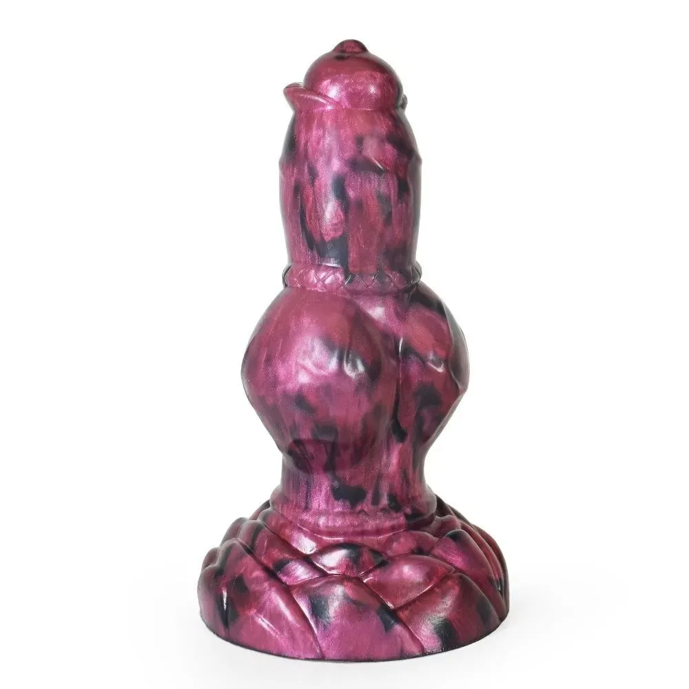Fat Dog Dildo (1) 7.5 IN Short Dog Dildo Thick Knotted Animal Penis - Image 3