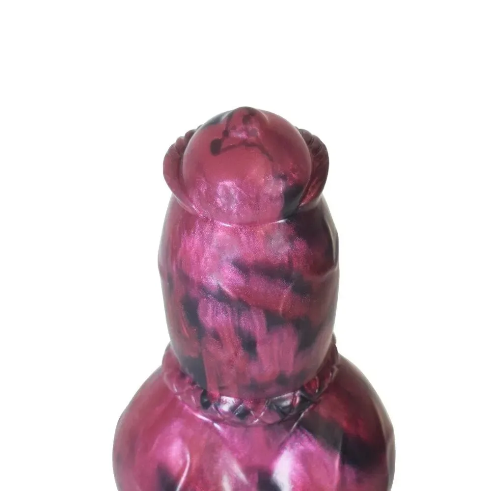 Fat Dog Dildo (2) 7.5 IN Short Dog Dildo Thick Knotted Animal Penis - Image 4