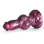 7.5 IN Short Dog Dildo Thick Knotted Animal Penis - Image 5