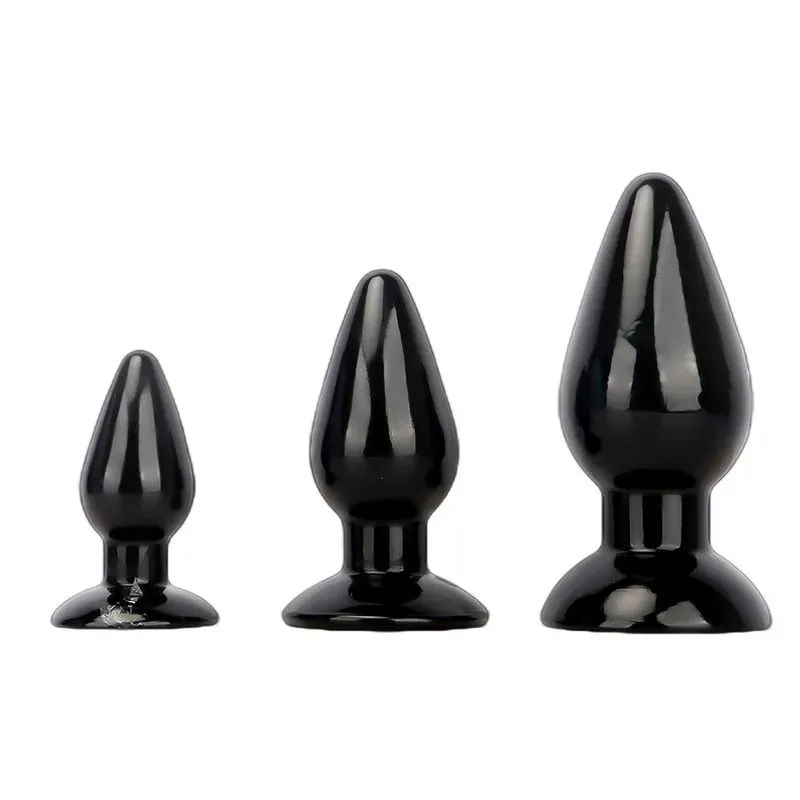 Inch Short Fat Tapered PVC Anal Plug (7) 4/5/6.5 Inch Short Fat Tapered PVC Anal Plug - Image 2