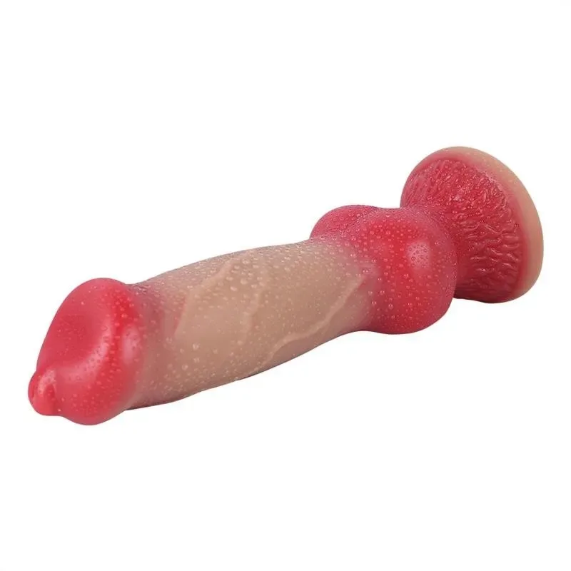 Knotted Dog Dildo Big Animal Penis (7) 9.5/10.5/12.5 IN Large Knotted Dog Dildo Silicone Animal Penis - Image 8