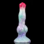 8 IN Knotted Dog Canine Dildo Strap On Harness Set - Image 4