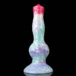 8 IN Knotted Dog Canine Dildo Strap On Harness Set - Image 5