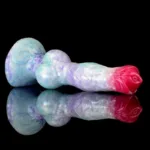 8 IN Knotted Dog Canine Dildo Strap On Harness Set - Image 7