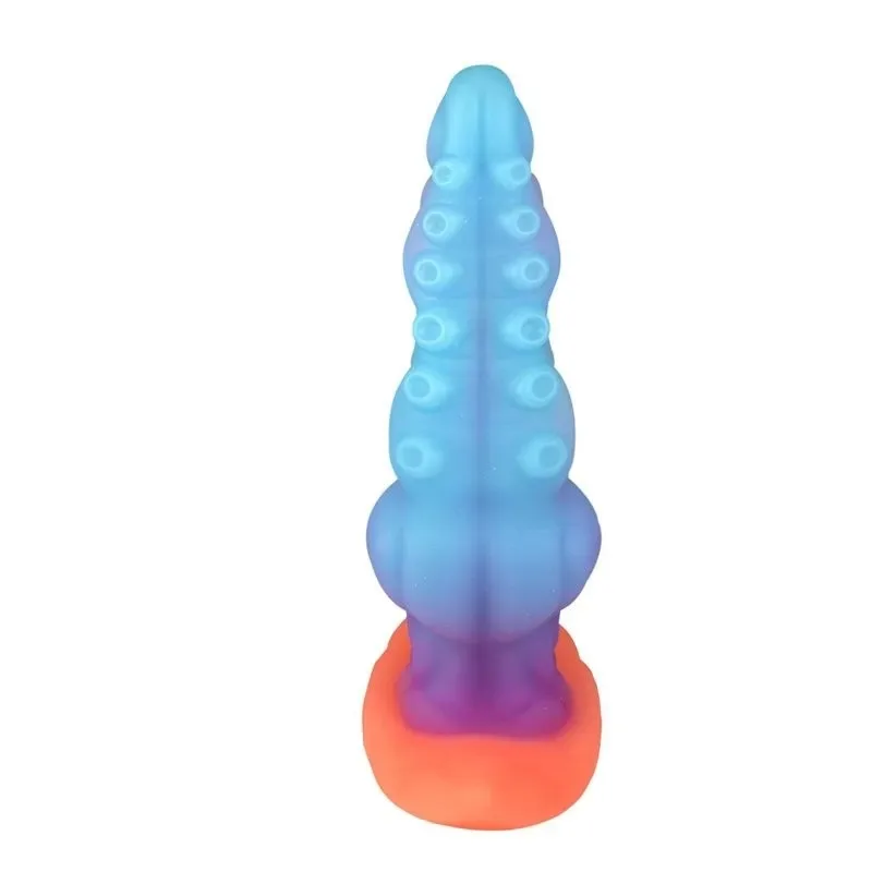 Luminous Octopus Tentacle Anal Dildo Plug Toy (6) 5.5/6/7.5 Inch Luminous Octopus Tentacle Anal Dildo Plug Toy - Image 3