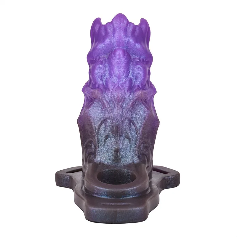 MONSTER SLEEVE (26) 5 Inch Strap On Beast Penis Sleeve Liquid Silicone Exotic Cock Extender - Image 4