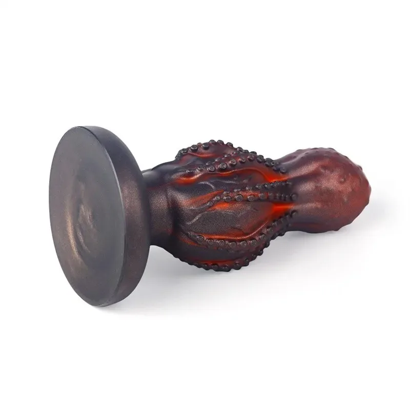 Octopus and Skull-Shaped Anal Plug Silicone Novelty Dildo 6 Sizes Available (15) Octopus and Skull-Shaped Anal Plug Silicone Novelty Dildo 6 Sizes Available - Image 5