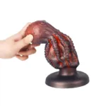 Octopus and Skull-Shaped Anal Plug Silicone Novelty Dildo 6 Sizes Available - Image 4