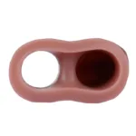 6.5 Inch Real Feel Cock Sleeve Uncut Silicone Penis Sheath Toy - Image 8
