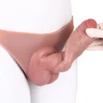 Best Realistic Silicone Penis Pants Wearable Hollow Dildo Sleeve - Image 8