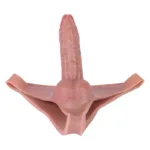 Best Realistic Silicone Penis Pants Wearable Hollow Dildo Sleeve - Image 3