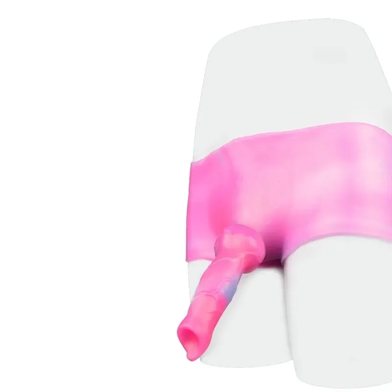 Strap On Silicone Dog Knot Dildo Sex toy (3) 6 IN Small Strap On Silicone Fantasy Dog Knot Dildo - Image 4