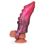6.2/7 IN Tentacle Cock Sheath Soft Silicone Penis Extender - Image 2